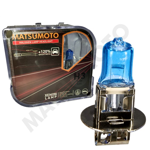 [H3-F9R-COOLBLUE] 2Pack Ampolleta H3 Halogeno  F9R