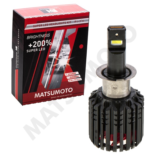 [H3-L24] Set de Ampolletas LED L24 H3 6000lm