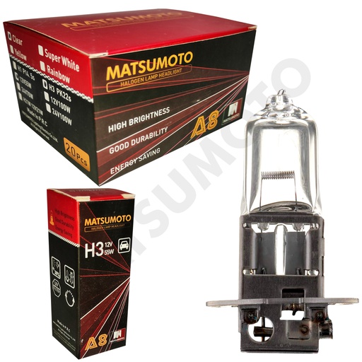 [H3-Standard] Ampolleta Halógena Standard H3