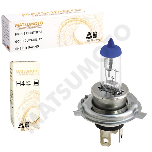 [H4-120+] Ampolleta Halógena 120+ H4