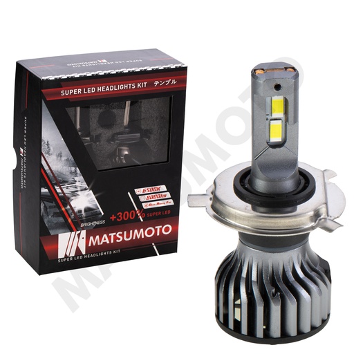 [H4-L22] Set de Ampolletas LED L22 H4 8000lm