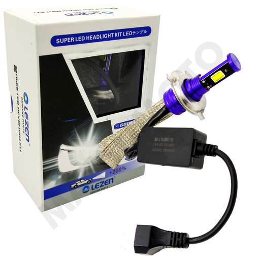 [H4-Z3] Ampolleta LED Z3 H4 Moto