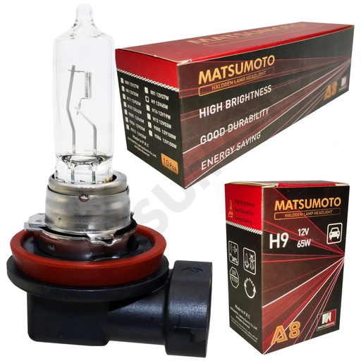 [H9-Standard] Ampolleta Halógena Standard H9