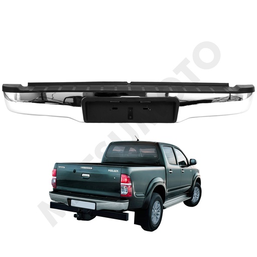 [HD08-66009] Parachoque Trasero (recto) para Toyota Hilux Vigo (2012-2015)