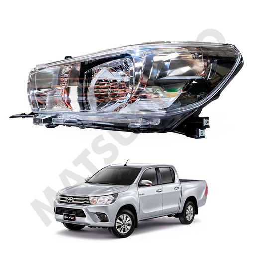 [HD08-72001-LH] Óptico Izquierdo Toyota Hilux Revo (2016-2020) HLL01-1590-001