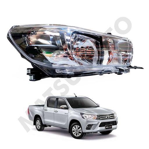 [HD08-72001-RH] Óptico Derecho Toyota Hilux Revo (2016-2020) HLL01-1590-001