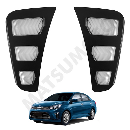 [KA-SL20] Kit DRL Biseles con Led Blanca - Luz Intermitente  Kia Soluto (2020)