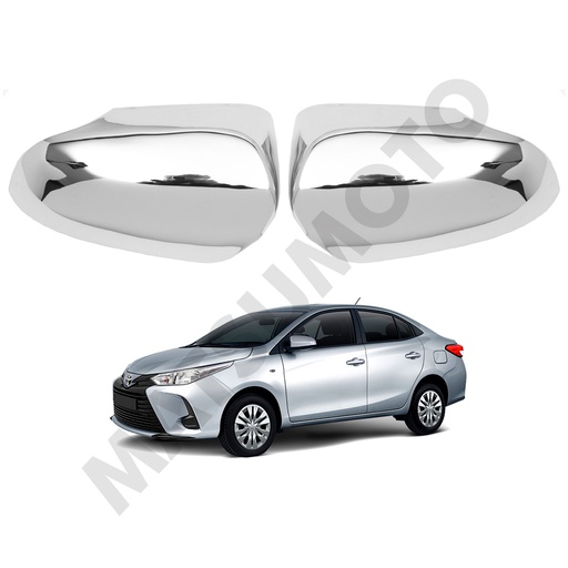 [KQD-3347CH] Cubre Retrovisor Cromo Yaris Sedan (2014-2017)