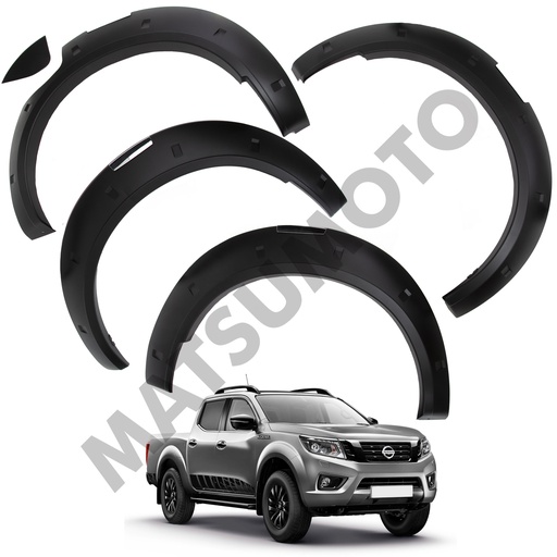 [KQD-3516] Kit Extensiones De Tapa Barro Tipo Original Nissan NP300 (2016-2021)