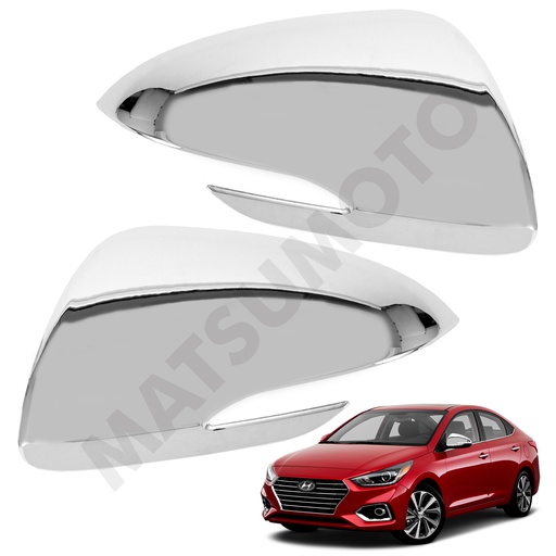 [KQD-3567CH] Cubre Retrovisor Cromo Hyundai Accent (2019-2021)