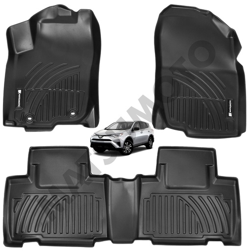 [KQD-4103-2-3] Set Pisos Rigidos Tipo Bandeja Toyota Rav4 (2016-2018)