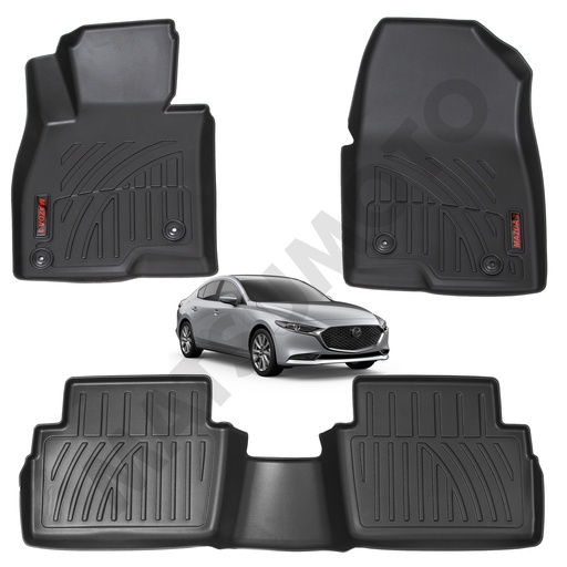 [KQD-4148-2-3] Set Pisos Rigidos Tipo Bandeja Mazda 3 (2017-2019)