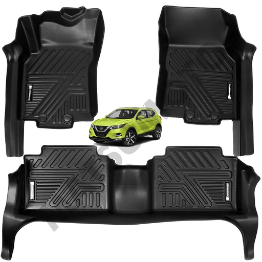 [KQD-4229/23] Set de Pisos Calce Perfecto Nissan X-Trail (2018-2022) 5D con cubre umbral completo de puerta