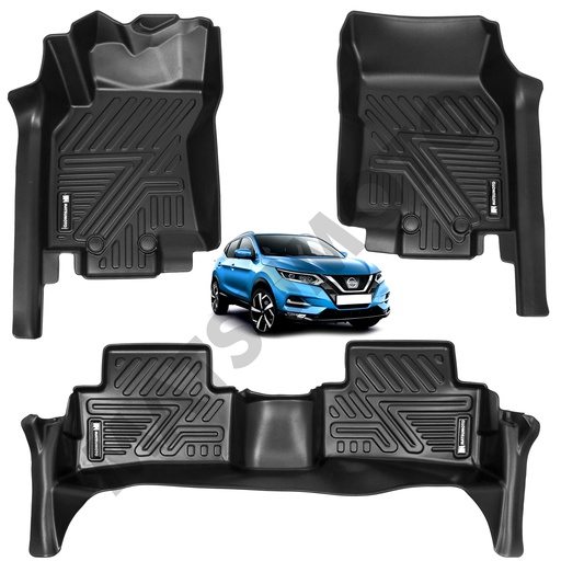 [KQD-4510 2/3] Set de Pisos Calce Perfecto Nissan Qashqai (2018-2022)