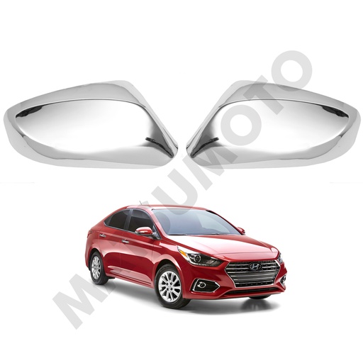 [KQD-5048CH] Cubre Retrovisor Cromo Hyundai Accent (2011-2019)
