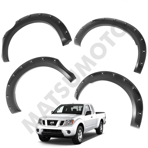 [KQD-7161SE] Kit Extensiones de Tapa Barro Tipo Original Nissan NP300 Navara (2009-2015)