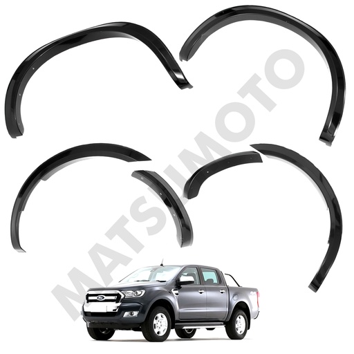 [KQD-7213] Kit Extensiones de Tapa Barro Slim Fender Ford Ranger (2013-2016)