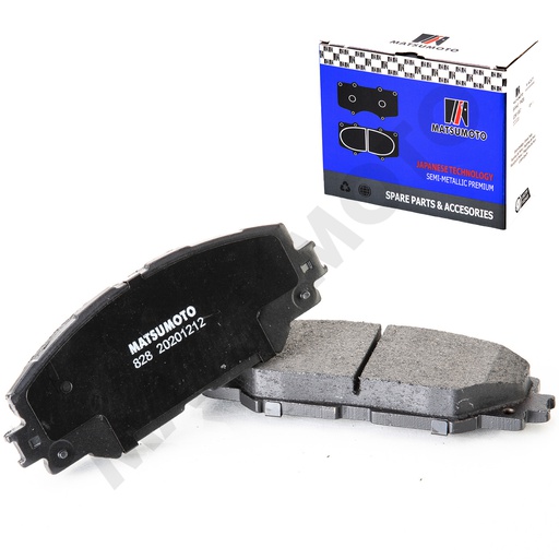 [SM-04465-02410] M828 Pastilla de Freno Semi-metálica Delanteras Toyota Corolla / Auris