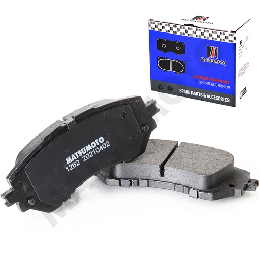 [SM-04465-0D150] M1262 Pastillas de Freno Semi-metálica Delanteras Toyota Yaris (2014-2024)