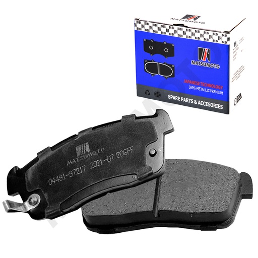 [SM-04465-73R01] M435 Pastillas de Freno Semi-metálica Suzuki Celerio / S-presso