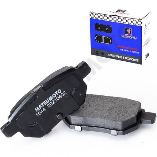 [SM-04466-02310] M1044/M1146 Pastillas de Freno Semi-metálica Traseras Toyota