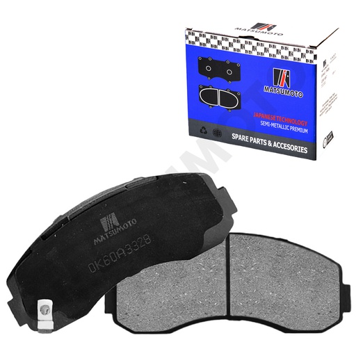 [SM-0K60A-33-28] M001 Pastillas de Freno Semi-metálica Delanteras Kia Frontier Antiguo