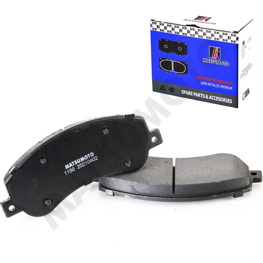 [SM-1433952] M1178/M1150 Pastillas de Freno Semi-metálica Delanteras Ford Transit / Volkswagen Amarok