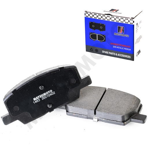 [SM-23321903] M1463 Pastillas de Freno Semi-metálica Delanteras Chevrolet Tracker (2018-2024)