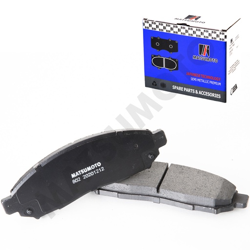 [SM-41060-ZP025] M802 Pastillas de Freno Semi-metálica Delanteras Nissan Pathfinder / NP300 Navara