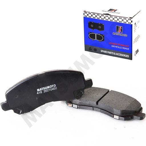 [SM-4605A486] M717 Pastillas de Freno Semi-metálica Delanteras Dodge / Jeep / Mitsubishi / Peugeot