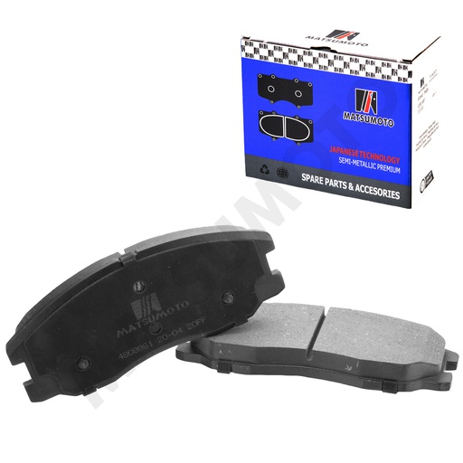 [SM-4808861] M934 - Pastillas De Freno Semi-metálica Delantera para Chevrolet / Suzuki