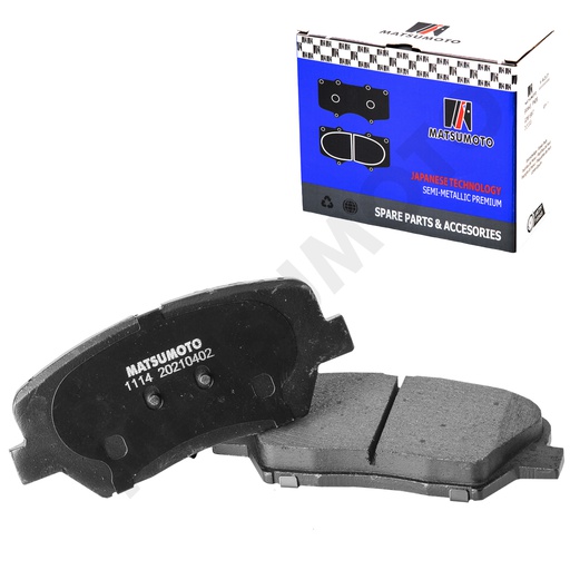 [SM-58101-4ZA00] M1114 Pastillas de Freno Semi-metálica Delantera Hyundai / Kia