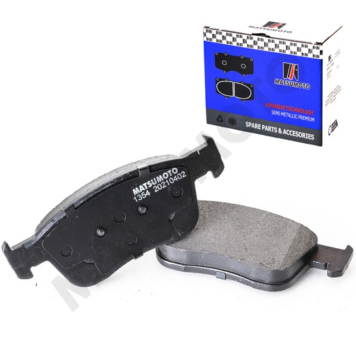 [SM-90921493] M1354 Pastillas de Freno Semi-metálica Delanteras Chevrolet Sail (2016-2024)