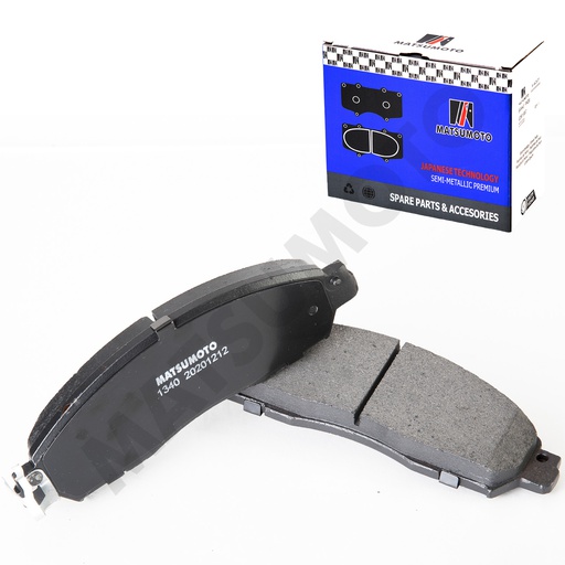 [SM-D1060-4JA0A] M1340 Pastillas de Freno Semi-metálica Delanteras Nissan NP300 Navara / Renault Alaskan