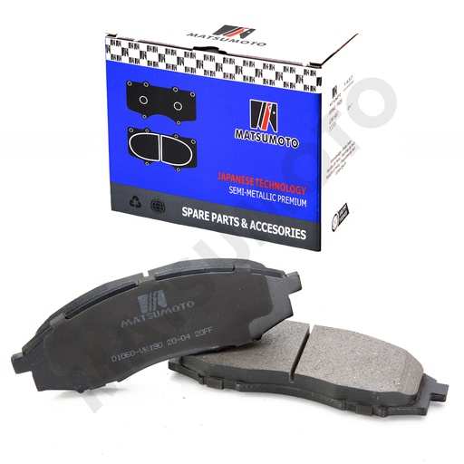 [SM-D1060-VK190] M592 Pastillas de Freno Semi-metálica Delanteras Nissan / Dongfeng