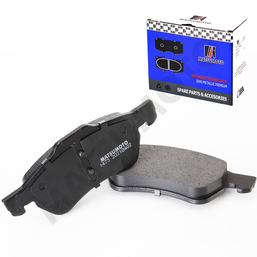 [SM-D2031] M1473 Pastillas de Freno Semi-metálica Delanteras MG 5 / ZS