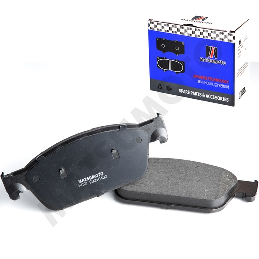 [SM-D2033] M1437 Pastillas de Freno Semi-metálica Delanteras Volkswagen Transporter (2013-2024)