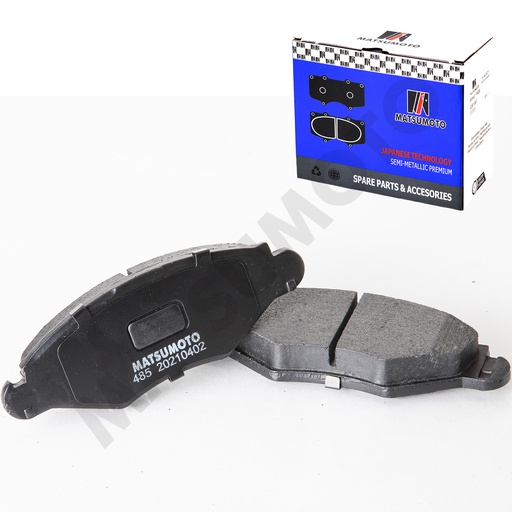 [SM-GDB1500] M485 Pastillas de Freno Semi-metálica Delanteras Peugeot