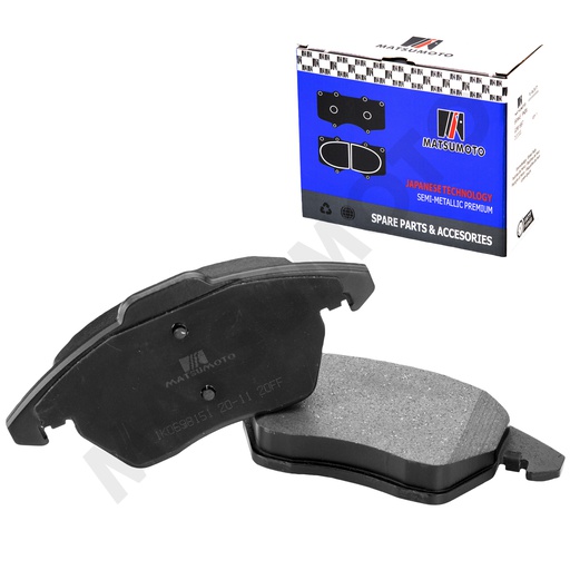 [SM-GDB1550] M951 - Pastillas de Freno Semi-metálica Delantera para Volkswagen Sirocco Audi