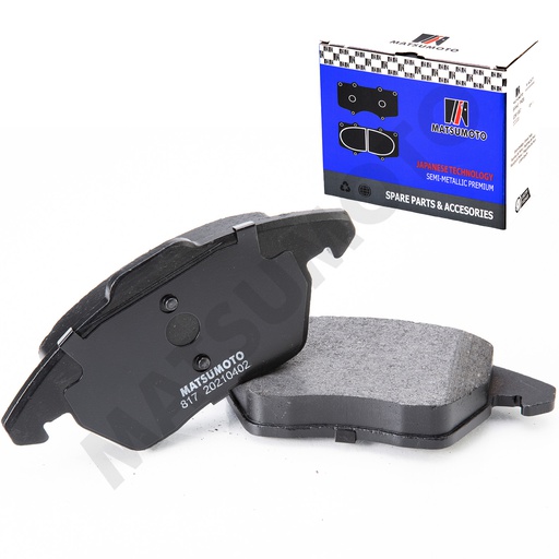 [SM-GDB1605] M817 Pastillas de Freno Semi-metálica Delanteras Audi / Citroen / MG / Peugeot