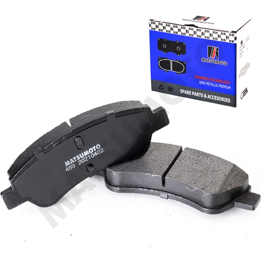 [SM-GDB1677] M489 Pastillas de Freno Semi-metálica Delanteras Citroen / Peugeot / Opel