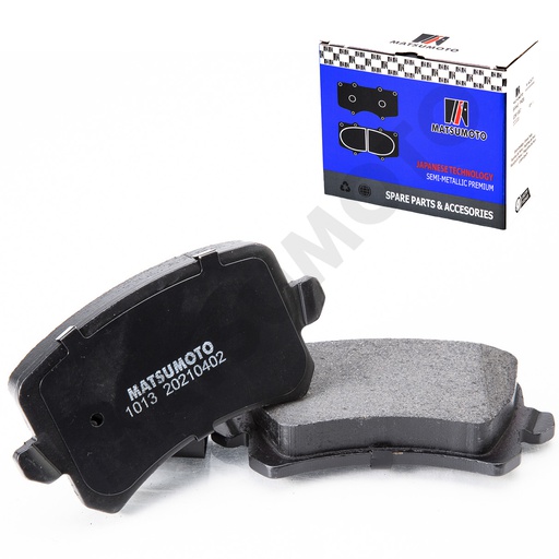 [SM-GDB1763] M1013/M859 Pastillas de Freno Semi-metálica Traseras Audi / Changan / Great Wall / Volkswagen