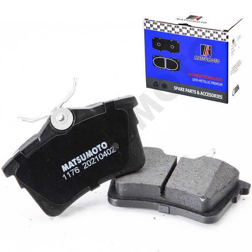 [SM-GDB1799] M1176 Pastillas de Freno Semi-metálica Traseras Citroen / Peugeot