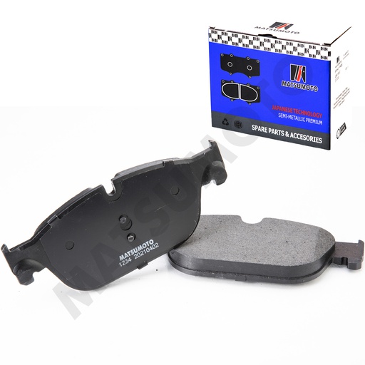 [SM-GDB1889] M1234 Pastillas de Freno Semi-metálica Delanteras Citroen / Peugeot