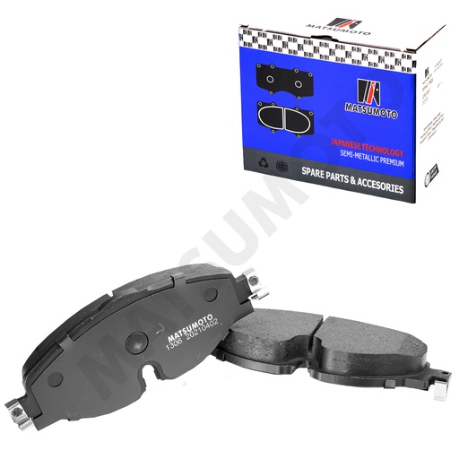 [SM-GDB1956] M1306 - Pastillas de Freno Semi-metálica Delantera para Volkswagen  Audi 