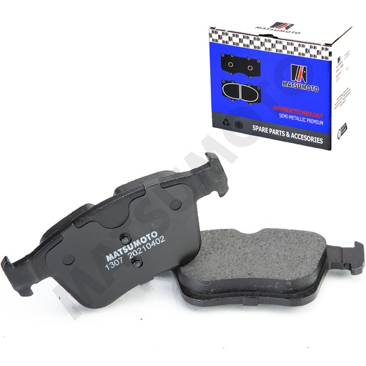 [SM-GDB1957] M1307 Pastillas de Freno Semi-metálica Traseras Audi / Volkswagen / MG / Seat