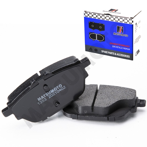 [SM-GDB2034] M1353 Pastillas de Freno Semi-metálica Traseras Citroen / Peugeot