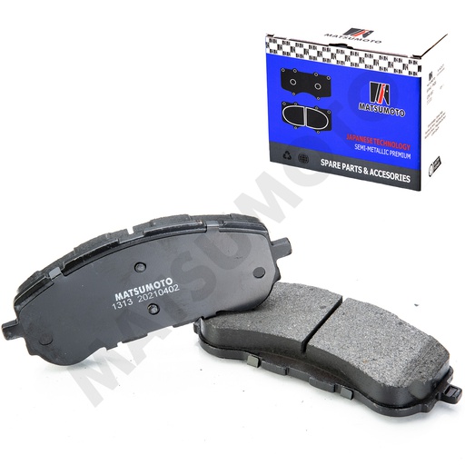 [SM-GDB2044] M1313 Pastillas de Freno Semi-metálica Delanteras Peugeot 308 (2013-2024)