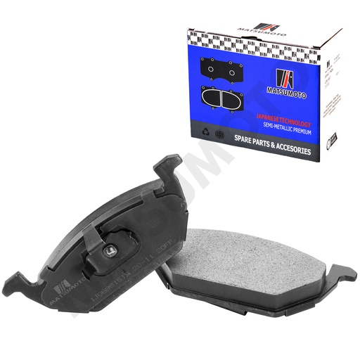 [SM-KD7519] M697 - Pastillas de Freno Semi-metálica Delantera para Audi  Brillance  Volkswagen MG 1J0698151A