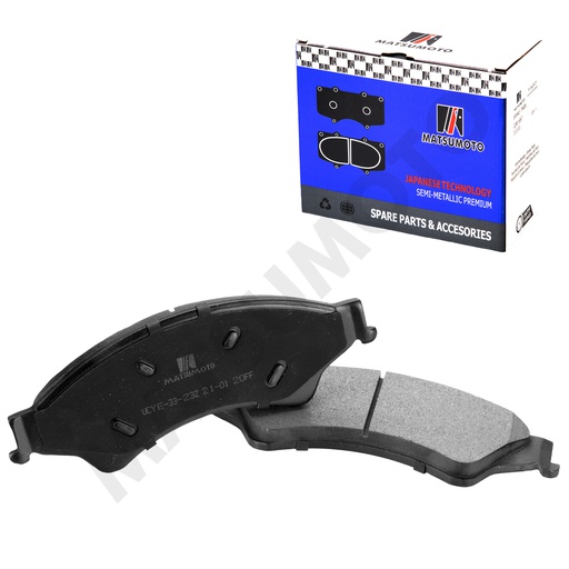 [SM-UCYE-33-23Z] M1228 Pastillas de Freno Semi-metálica Delanteras Ford / Mazda / Volkswagen